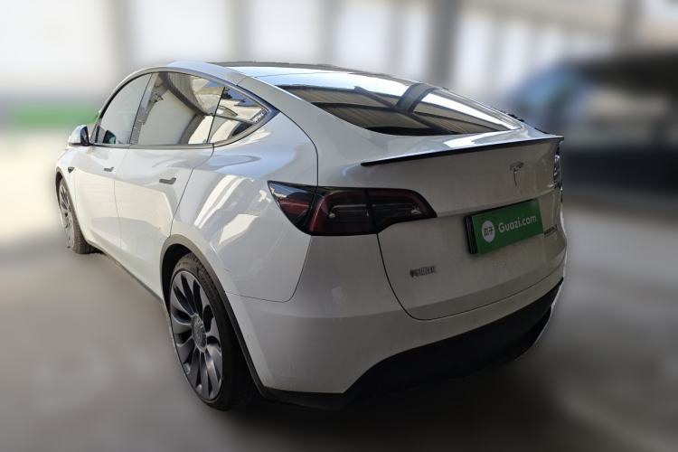 Used Tesla Model Y 2022 Performance High-Performance All-Wheel-Drive Version Rear Left 45 Deg