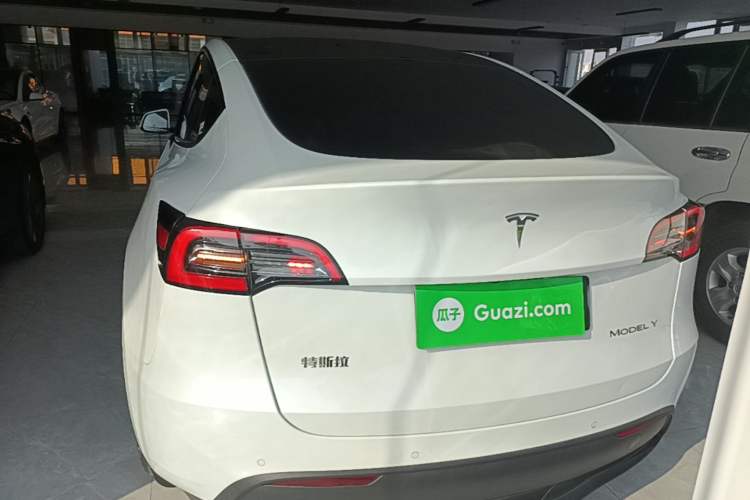 Used Tesla Model Y 2022 Revised Version Long-Range All-Wheel Drive Rear