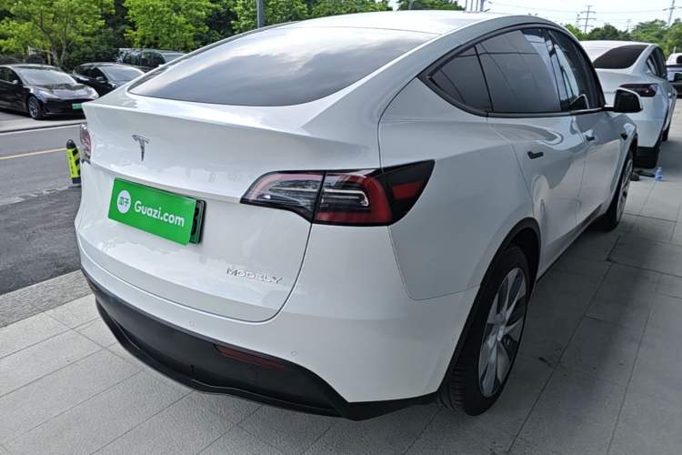 Used Tesla Model Y 2022 Revised Version Rear-Wheel Drive Rear Right 45 Deg