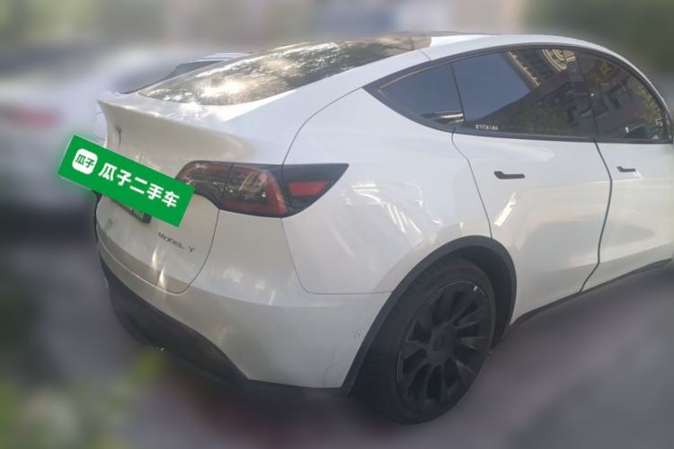 Used Tesla Model Y 2022 Revised Version Rear-Wheel Drive Rear Right 45 Deg
