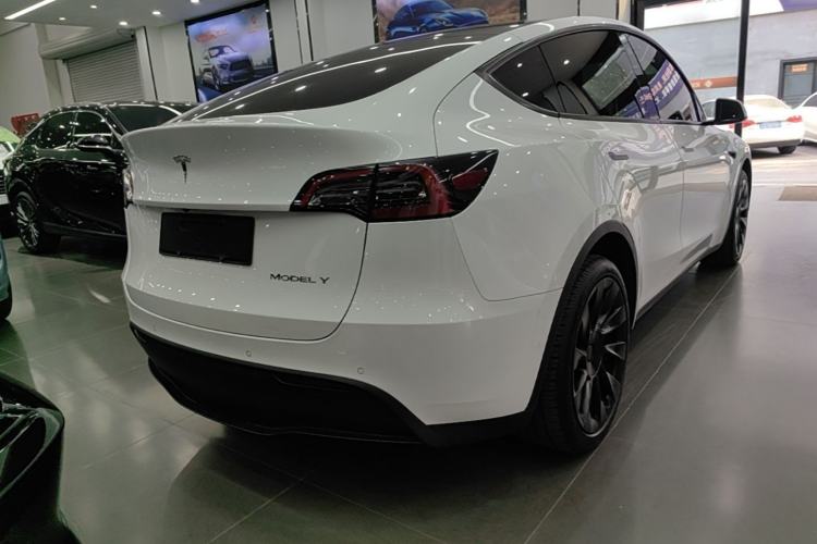 Used Tesla Model Y 2022 Long-Range All-Wheel-Drive Version Rear Right 45 Deg
