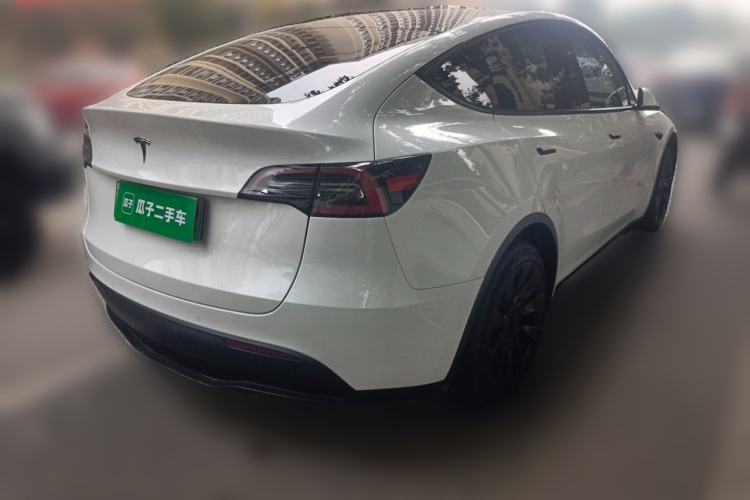 Used Tesla Model Y 2022 Revised Version Long-Range All-Wheel Drive Rear Right 45 Deg