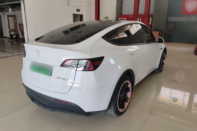 Used Tesla Model Y 2022 Revised Version Rear-Wheel Drive Rear Right 45 Deg