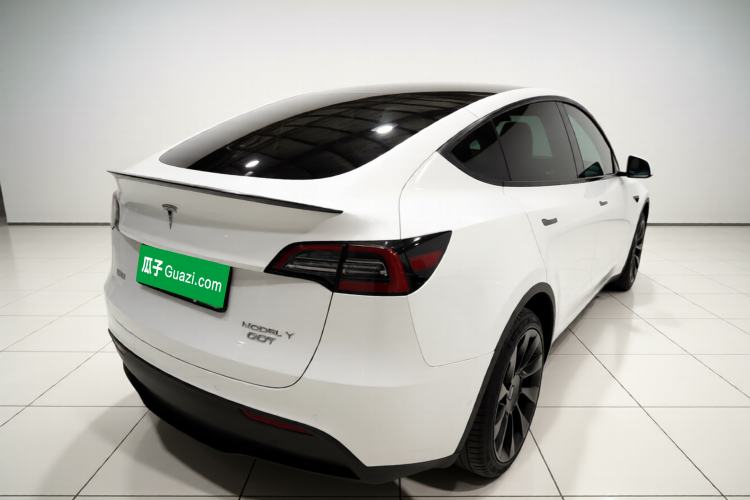 Used Tesla Model Y 2022 Revised Version Long-Range All-Wheel Drive Rear Right 45 Deg