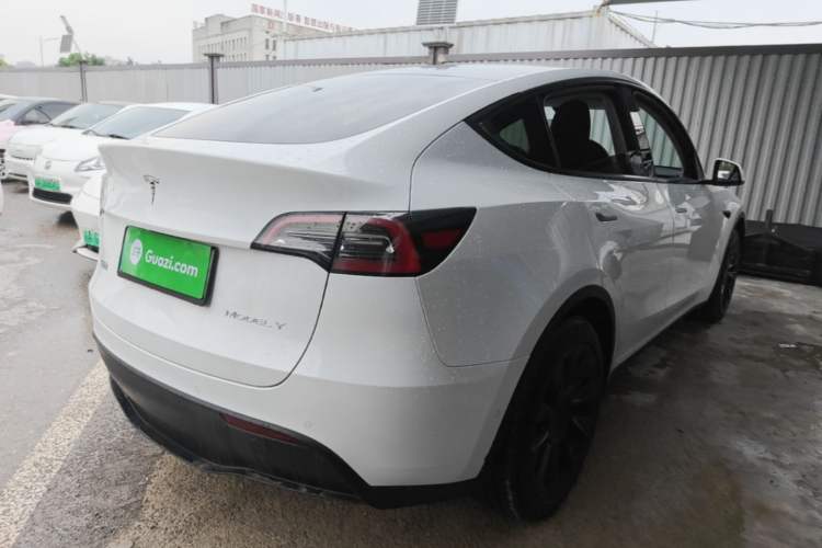 Used Tesla Model Y 2022 Revised Version Long-Range All-Wheel Drive Rear Right 45 Deg
