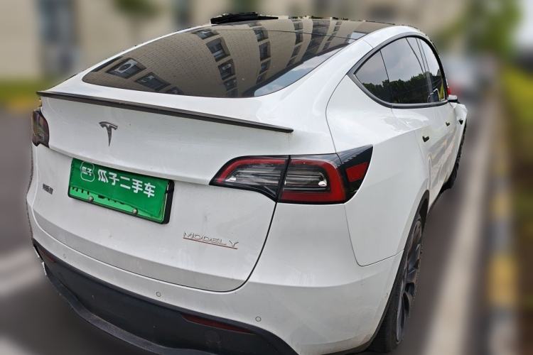 Used Tesla Model Y 2022 Performance High-Performance All-Wheel-Drive Version Rear Right 45 Deg