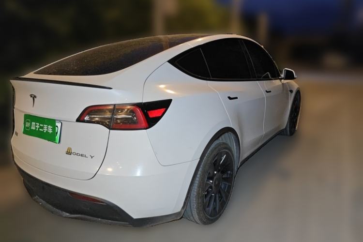 Used Tesla Model Y 2022 Revised Version Long-Range All-Wheel Drive Rear Right 45 Deg