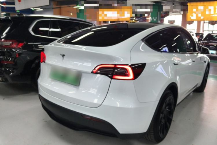 Used Tesla Model Y 2022 Revised Version Rear-Wheel Drive Rear Right 45 Deg