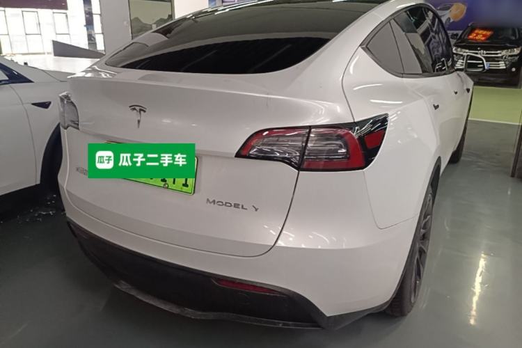 Used Tesla Model Y 2022 Revised Version Long-Range All-Wheel Drive Rear Right 45 Deg