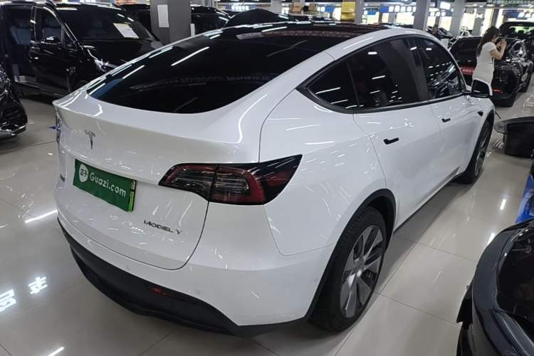 Used Tesla Model Y 2022 Rear-Wheel-Drive Version Rear Right 45 Deg