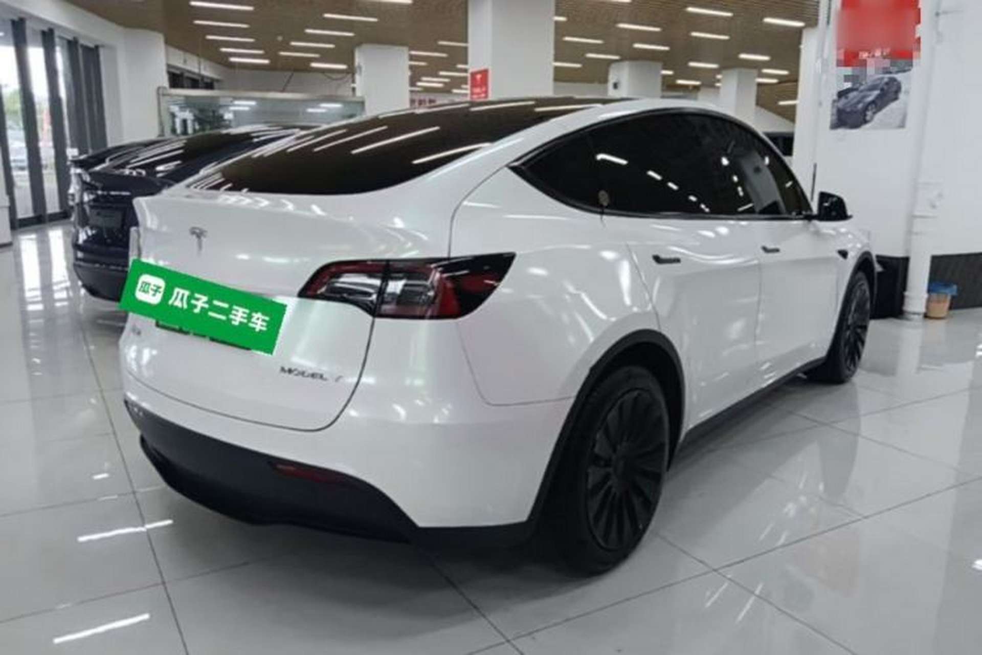 Used Tesla Model Y 2022 Revised Version Rear-Wheel Drive Rear Right 45 Deg