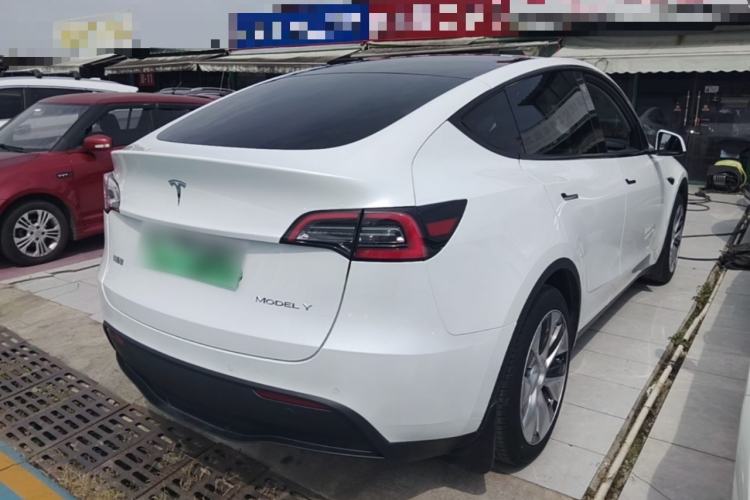 Used Tesla Model Y 2022 Revised Version Rear-Wheel Drive Rear Right 45 Deg