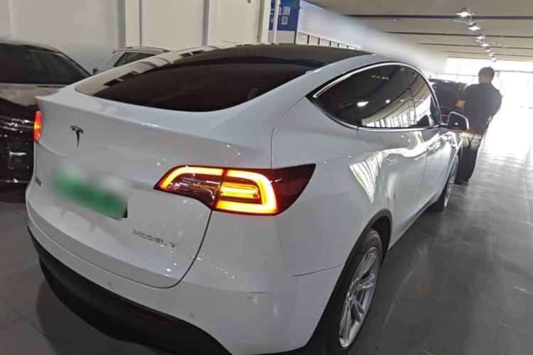 Used Tesla Model Y 2022 Revised Version Rear-Wheel Drive Rear Right 45 Deg