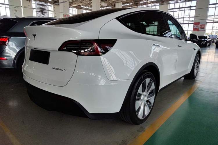 Used Tesla Model Y 2022 Revised Version Rear-Wheel Drive Rear Right 45 Deg