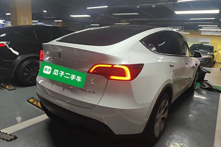 Used Tesla Model Y 2022 Revised Version Long-Range All-Wheel Drive Rear Right 45 Deg