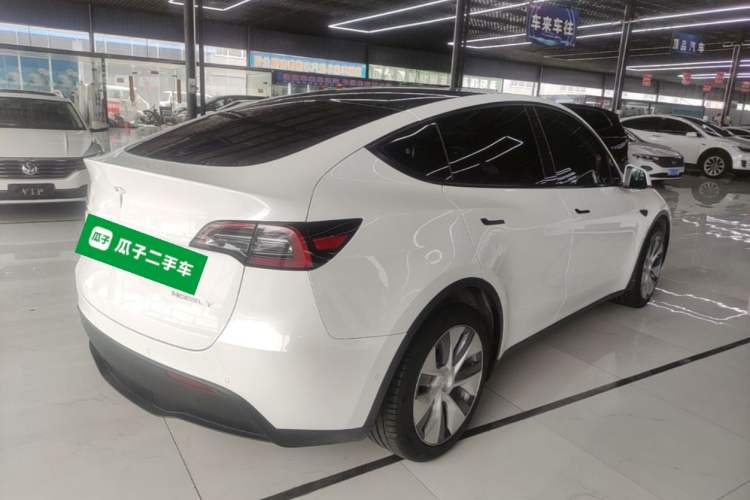 Used Tesla Model Y 2022 Revised Version Rear-Wheel Drive Rear Right 45 Deg