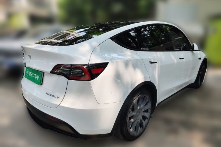 Used Tesla Model Y 2022 Revised Version Rear-Wheel Drive Rear Right 45 Deg