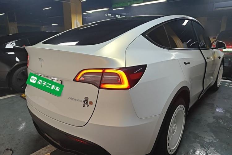 Used Tesla Model Y 2022 Revised Version Rear-Wheel Drive Rear Right 45 Deg