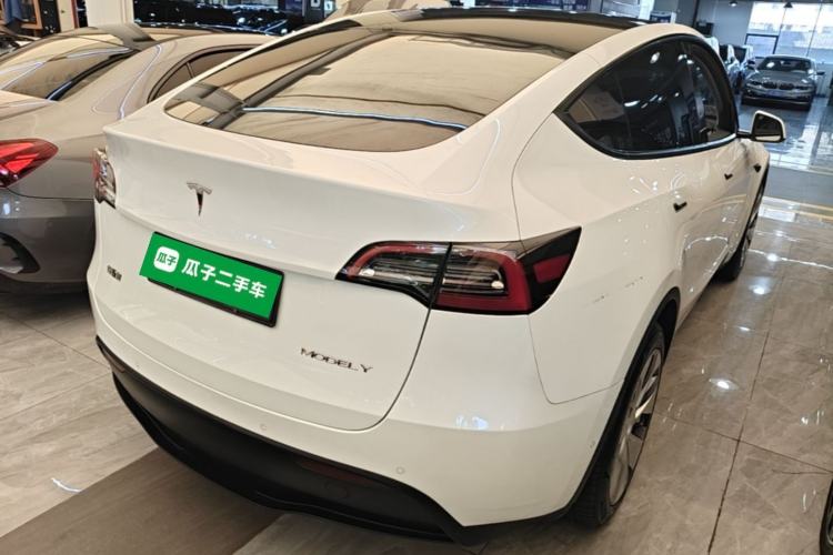 Used Tesla Model Y 2022 Revised Version Rear-Wheel Drive Rear Right 45 Deg