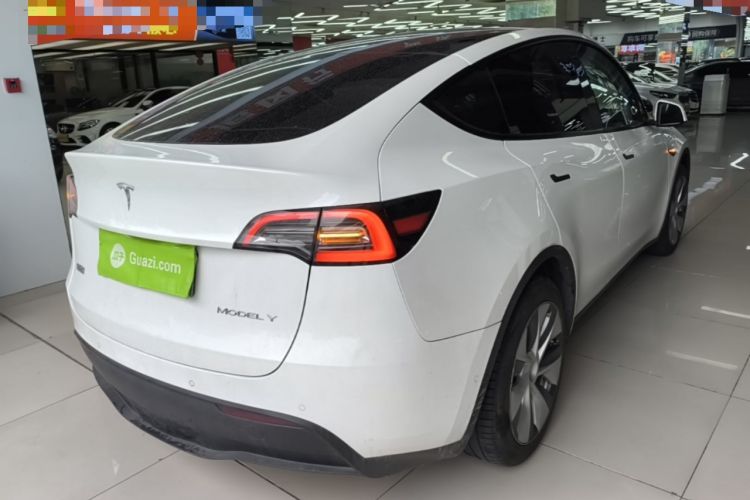 Used Tesla Model Y 2022 Revised Version Rear-Wheel Drive Rear Right 45 Deg