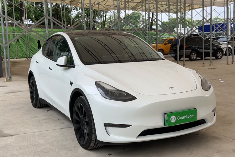 Used Tesla Model Y 2022 Long-Range All-Wheel-Drive Version Rear Right 45 Deg