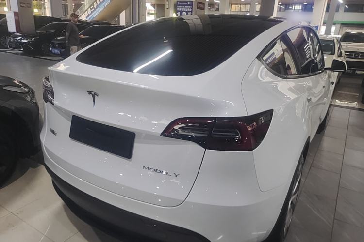 Used Tesla Model Y 2022 Revised Version Rear-Wheel Drive Rear Right 45 Deg