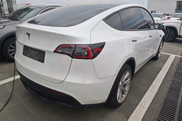 Used Tesla Model Y 2022 Revised Version Long-Range All-Wheel Drive Rear Right 45 Deg