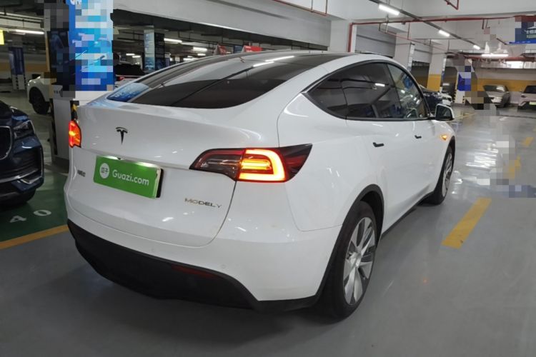 Used Tesla Model Y 2022 Revised Version Rear-Wheel Drive Rear Right 45 Deg