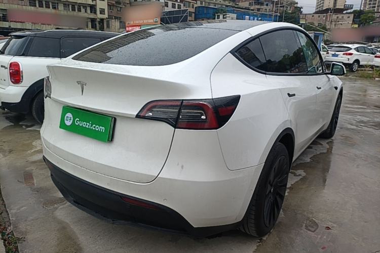 Used Tesla Model Y 2022 Long-Range All-Wheel-Drive Version Rear Right 45 Deg