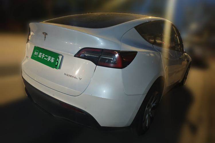 Used Tesla Model Y 2022 Revised Version Rear-Wheel Drive Rear Right 45 Deg