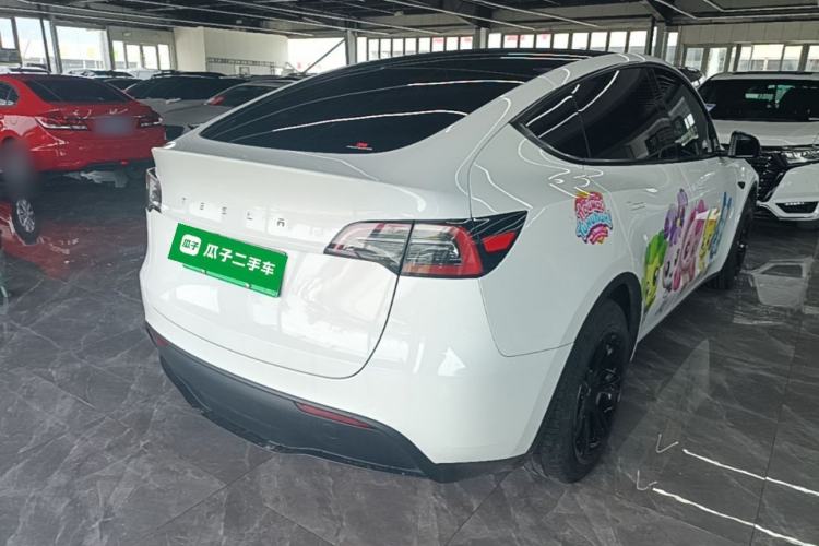 Used Tesla Model Y 2022 Revised Version Rear-Wheel Drive Rear Right 45 Deg