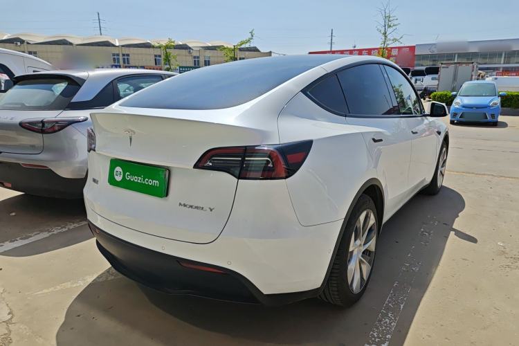 Used Tesla Model Y 2022 Revised Version Rear-Wheel Drive Rear Right 45 Deg