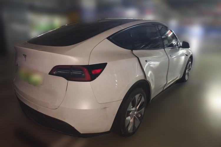 Used Tesla Model Y 2022 Revised Version Rear-Wheel Drive Rear Right 45 Deg