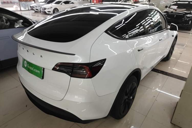 Used Tesla Model Y 2022 Long-Range All-Wheel-Drive Version Rear Right 45 Deg
