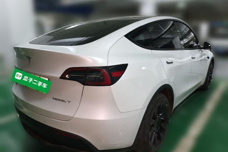 Used Tesla Model Y 2022 Revised Version Rear-Wheel Drive Rear Right 45 Deg