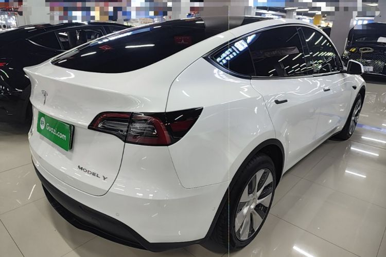 Used Tesla Model Y 2022 Revised Version Long-Range All-Wheel Drive Rear Right 45 Deg
