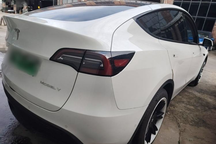 Used Tesla Model Y 2022 Revised Version Rear-Wheel Drive Rear Right 45 Deg
