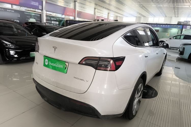Used Tesla Model Y 2022 Revised Version Long-Range All-Wheel Drive Rear Right 45 Deg