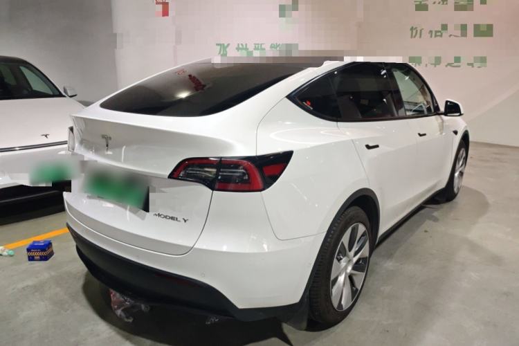 Used Tesla Model Y 2022 Revised Version Long-Range All-Wheel Drive Rear Right 45 Deg