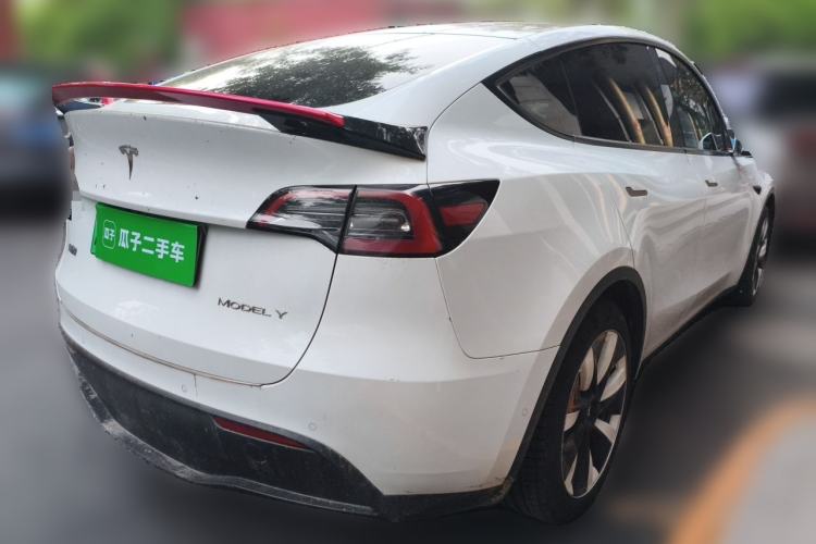 Used Tesla Model Y 2022 Revised Version Rear-Wheel Drive Rear Right 45 Deg