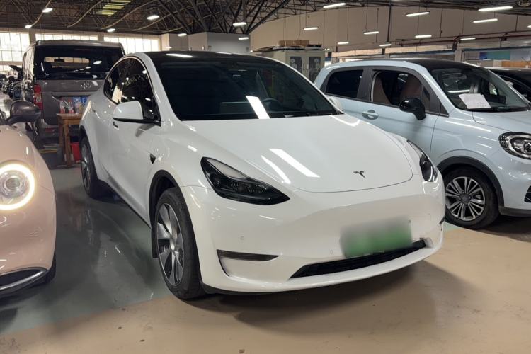 Used Tesla Model Y 2022 Revised Version Long-Range All-Wheel Drive Rear Right 45 Deg