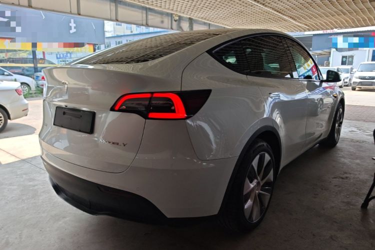Used Tesla Model Y 2022 Revised Version Long-Range All-Wheel Drive Rear Right 45 Deg