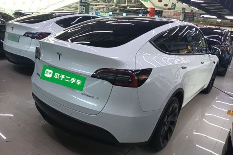 Used Tesla Model Y 2022 Revised Version Rear-Wheel Drive Rear Right 45 Deg