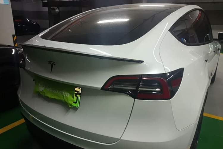 Used Tesla Model Y 2022 Revised Version Rear-Wheel Drive Rear Right 45 Deg