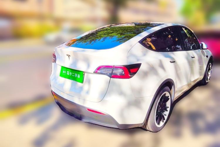 Used Tesla Model Y 2022 Revised Version Rear-Wheel Drive Rear Right 45 Deg