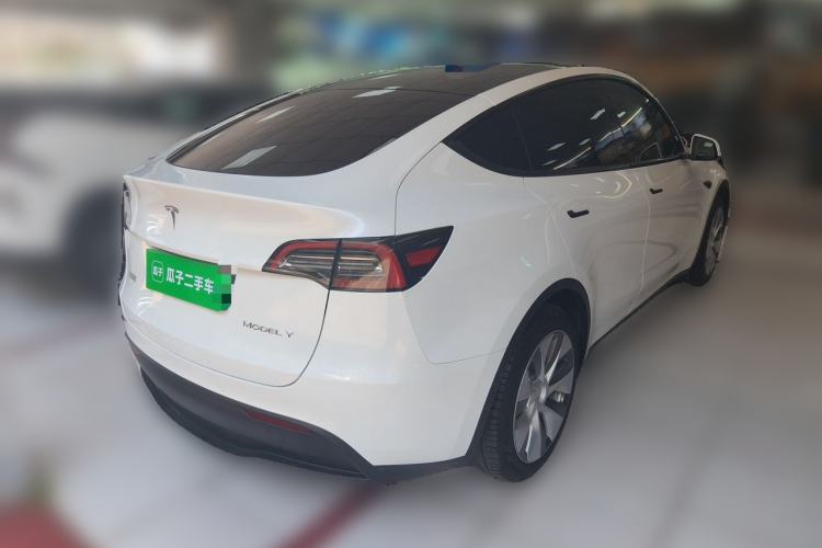 Used Tesla Model Y 2022 Revised Version Rear-Wheel Drive Rear Right 45 Deg
