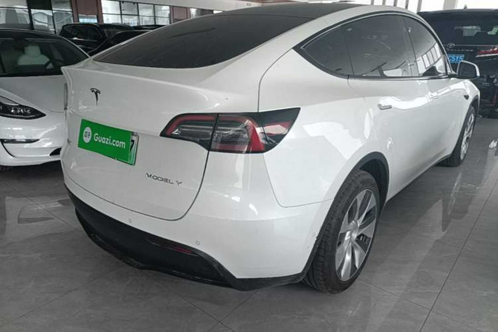 Used Tesla Model Y 2022 Revised Version Long-Range All-Wheel Drive Rear Right 45 Deg