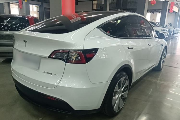 Used Tesla Model Y 2022 Revised Version Rear-Wheel Drive Rear Right 45 Deg