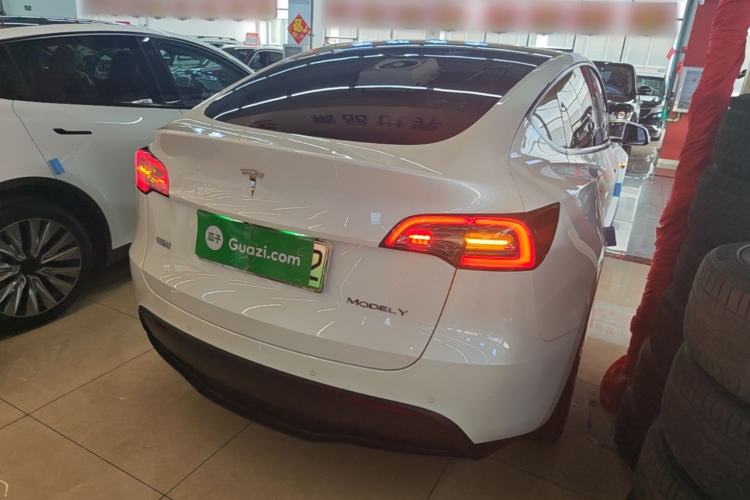 Used Tesla Model Y 2022 Long-Range All-Wheel-Drive Version Rear Right 45 Deg