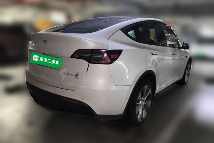 Used Tesla Model Y 2022 Revised Version Long-Range All-Wheel Drive Rear Right 45 Deg